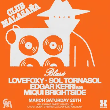 Blasé feat. LOVEFOXY + EDGAR KERRI b2b Miqui Brightside + Sol tornasol at Club Malasaña Blasé feat. LOVEFOXY + EDGAR KERRI b2b Miqui Brightside + Sol tornasol at Club Malasaña