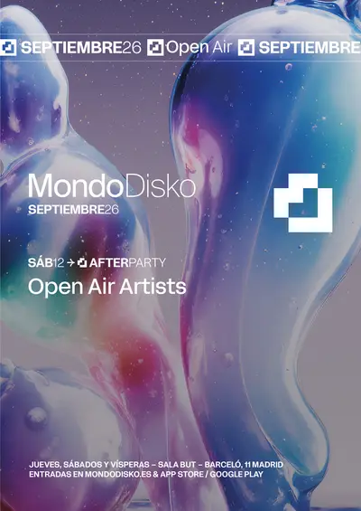 AFTERPARTY: OPEN AIR ARTISTS AFTERPARTY: OPEN AIR ARTISTS - EDM event at But in Madrid