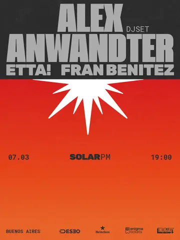 SOLAR: ALEX ANWANDTER at Deseo BS AS SOLAR: ALEX ANWANDTER at Deseo BS AS