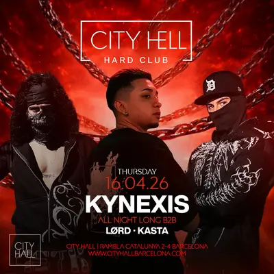 CITY HELL IS BACK pres Kynexis and FRIENDS TBA - EDM event at City Hall in Barcelona