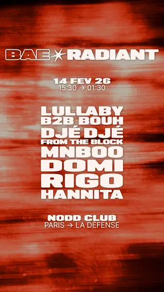 NODD CLUB & BAE Party: Radiant at Nodd Club