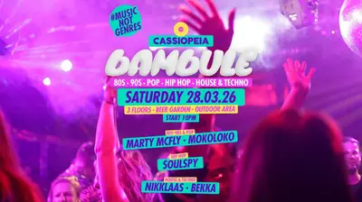 Bambule (House & Techno, 80s, 90s, Pop, Hip Hop) - EDM event at Cassiopeia in Berlin