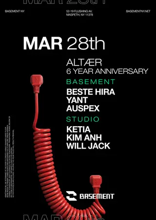 Altær 6 Year Anniversary: Beste Hira / Yant / Auspex / ketia / Kim Anh / Will Jack at BASEMENT