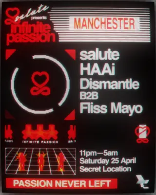 salute presents infinite passion - manchester at TBA salute presents infinite passion - manchester at TBA