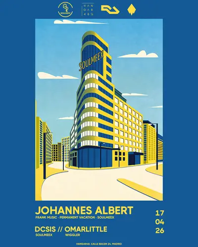 SOULMEEX GIG con Johannes Albert + DCSIS + OmarLittle SOULMEEX GIG con Johannes Albert + DCSIS + OmarLittle - EDM event at Hangar48 Club in Madrid