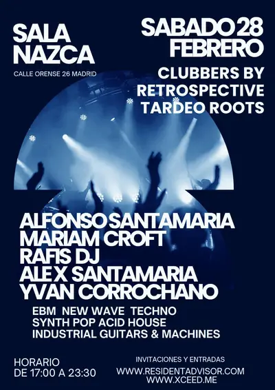 CLUBBERS TARDEO ROOTS - EDM event at Nazca Club in Miami