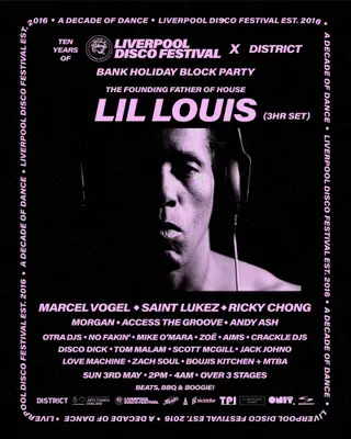 Lil Louis Bank Holiday Block Party at District Lil Louis Bank Holiday Block Party at District