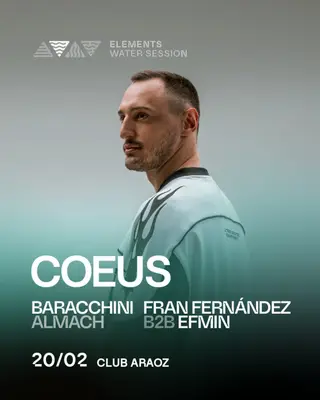 Coeus & MORE ARTISTS - by ELEMENTS, CLUB ARAOZ at TBA - Club Araoz, Palermo