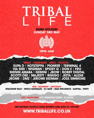 Tribal Life at Ministry Of Sound