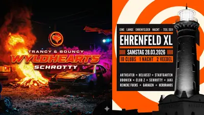 Schrotty with WyldHearts Showcase // Ehrenfeld XL – 10 Clubs, 1 Night, 2 Districts - EDM event at Schrotty in Cologne