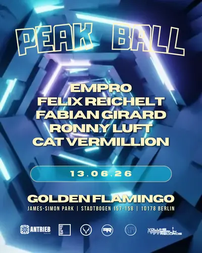 Peak Ball by Volume Berlin Records - EDM event at Golden Flamingo in Berlin