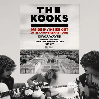 The Kooks Inside In / Inside Out 20 year anniversary at Old Royal Naval College