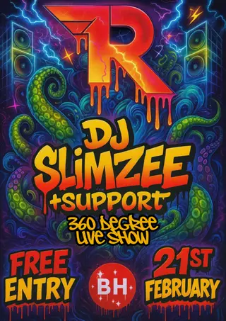 TEAM ROCKET 360 Live Show with DJ Slimzee + Support (FREE ENTRY) at Basing House TEAM ROCKET 360 Live Show with DJ Slimzee + Support (FREE ENTRY) at Basing House