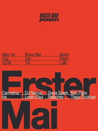 BUSSI POWER at TBA - BUSSI BAR BUSSI POWER at TBA - BUSSI BAR