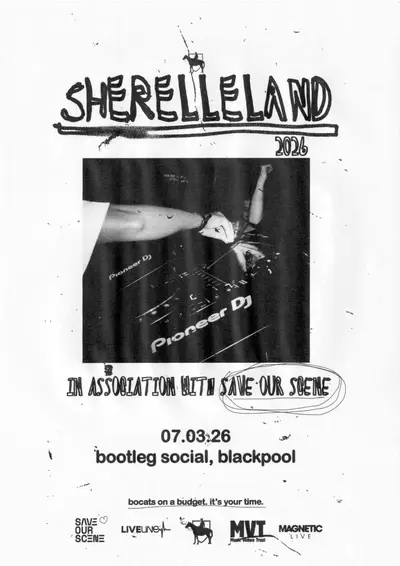 SHERELLELAND x SOS - Blackpool - EDM event at Bootleg Social in Paris