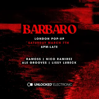 Barbaro - INVITE ONLY POP UP at UNLOCKED