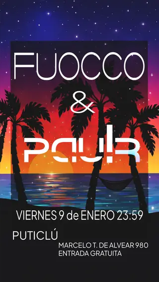 Fuocco & Paul R at Esunputiclú Fuocco & Paul R at Esunputiclú