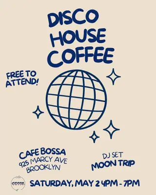 Disco House Coffee at TBA - Cafe Bossa
