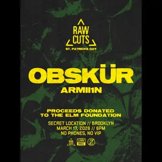 RAW CUTS: Obskür at TBA - Brooklyn, NY RAW CUTS: Obskür at TBA - Brooklyn, NY