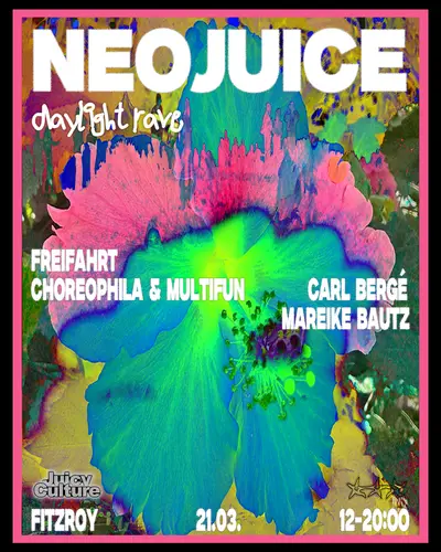 neodyn x Juicy Culture: DAYTIME - EDM event at Fitzroy in Berlin