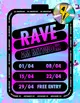 4 YRS RAVE AM MITTWOCH I Free Party