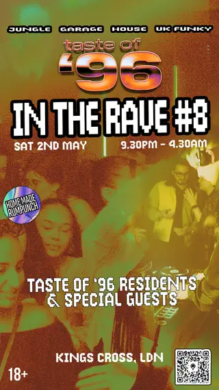 IN THE RAVE #8 - NOLI b2b SHANUMI (Amen Gyaldem), Luke Gomm, DJoe, Baloo b2b SIKA + more TBA at TBA - KINGS CROSS VENUE DETAILS ON PURCHASE