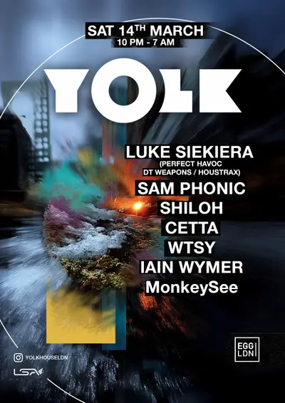 YOLK: House & Tech-House Nights - EDM event at Egg London in London