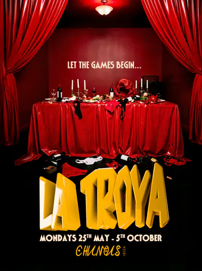 La Troya: GOK WAN, Oscar Colorado, Davina Moss, SALVA MARTIN, Felix Da Funk - EDM event at Chinois Ibiza in Ibiza