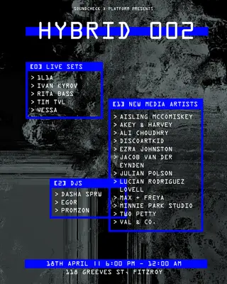 Platform x Soundcheck presents: Hybrid 002 at The Russian House