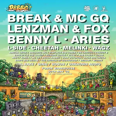 D&BBQ 2026 - EDM event at FORGE in Sheffield