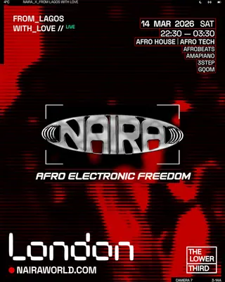 NAIRA: Afro Electronic Freedom London at The Lower Third