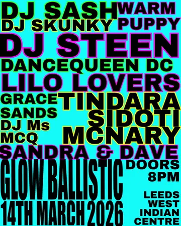 Glowballistic at West Indian Centre Glowballistic at West Indian Centre