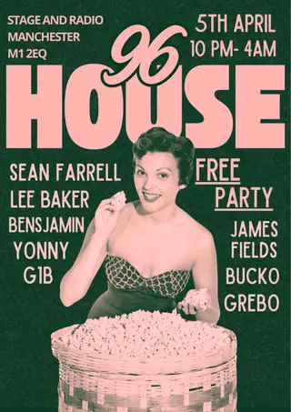 HOUSE96 - FREE PARTY at Stage and Radio HOUSE96 - FREE PARTY at Stage and Radio