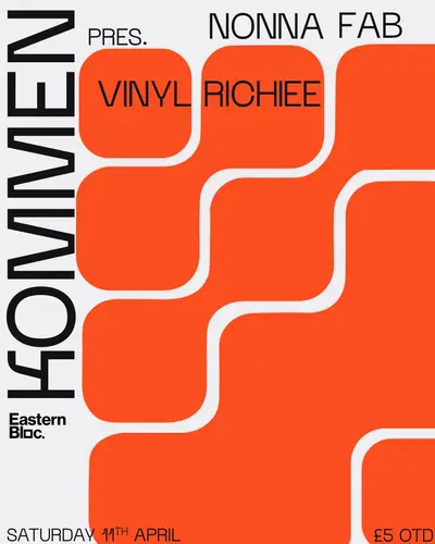 KOMMEN w/Vinyl Richiee & Nona Fab - EDM event at Eastern Bloc Records in Paris