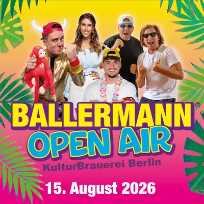Ballermann Open Air - EDM event at Kulturbrauerei in Berlin