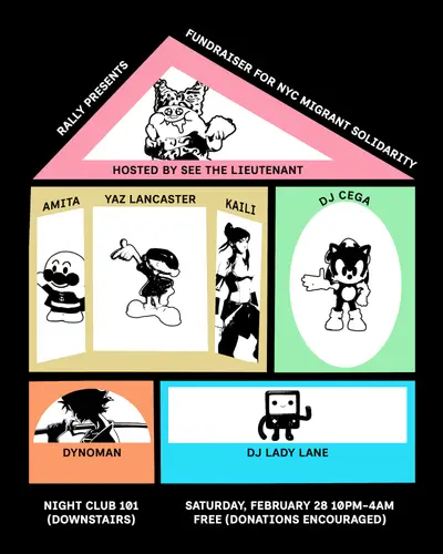 rally: amita, DJ cega, DJ Lady Lane, Dynoman, Kaili, yaz lancaster - EDM event at Night Club 101 in New York