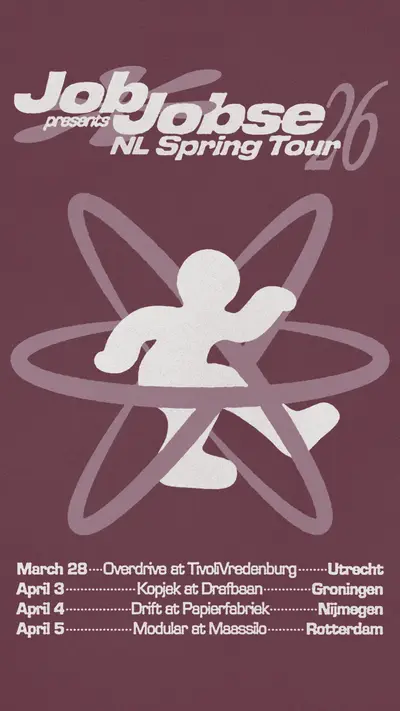 OVERDRIVE presents: Job Jobse (SOLD OUT) - EDM event at TivoliVredenburg in Utrecht