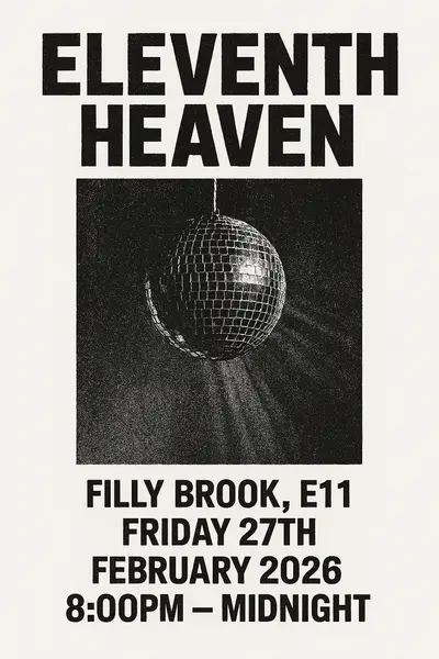 Eleventh Heaven - EDM event at Filly Brook in London