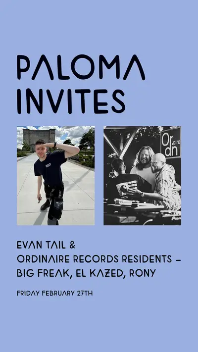 Paloma Invites - EDM event at Paloma in Berlin