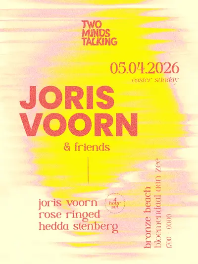 Joris Voorn & Friends - EDM event at Bronze Beach in Amsterdam