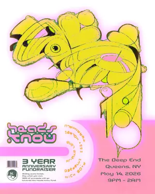 HEADS KNOW 3-YEAR ANNIVERSARY FUNDRAISER at The Deep End HEADS KNOW 3-YEAR ANNIVERSARY FUNDRAISER at The Deep End