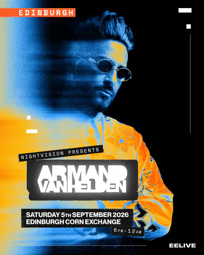Nightvision presents: Armand Van Helden - EDM event at TBA - The Edinburgh Corn Exchange in Liverpool