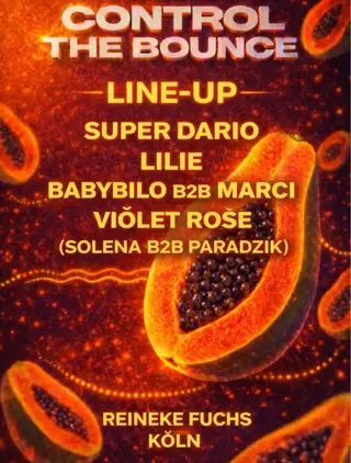 Control the Bounce Night at Reineke Fuchs