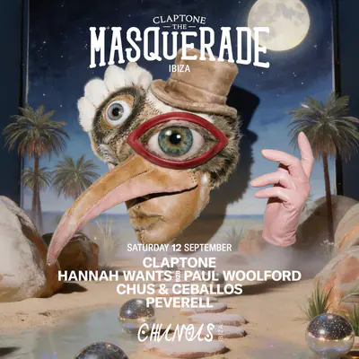 The Masquerade: Claptone, Hannah Wants B2B Paul Woolford, Chus & Ceballos, Peverell - EDM event at Chinois Ibiza in Ibiza