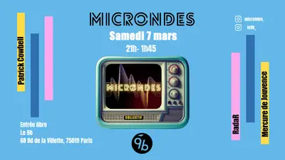 Microndes au 9B - EDM event at Le 9B in Paris