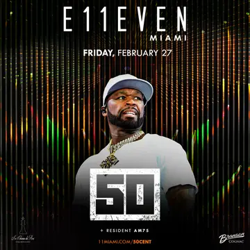 50 Cent at E11EVEN at E11EVEN MIAMI 50 Cent at E11EVEN at E11EVEN MIAMI