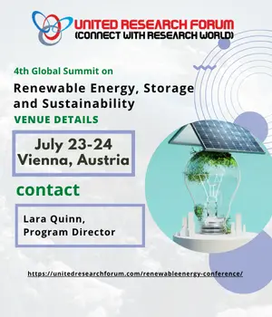 4th Global Summit on Renewable Energy, Storage and Sustainability - EDM event at Zoku Hotel Vienna in Vienna