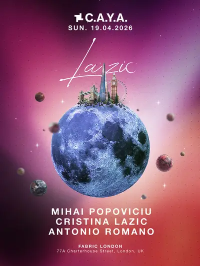 CAYA: La Zic - Mihai Popoviciu, Cristina Lazic, Antonio Romano - EDM event at fabric in London