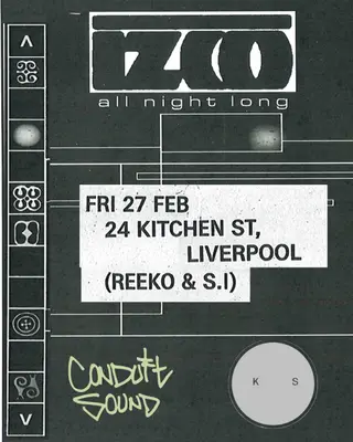 Izco All Night Long (+Reek0 & S.I.) at 24 Kitchen Street