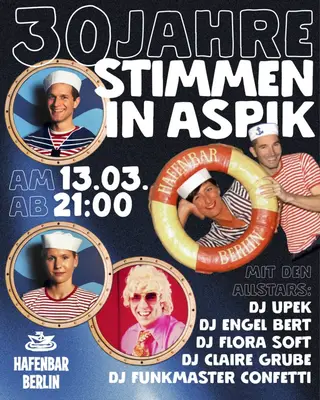 30 Jahre Schlagerparty „Stimmen in Aspik' at Hafenbar Berlin 30 Jahre Schlagerparty „Stimmen in Aspik' at Hafenbar Berlin